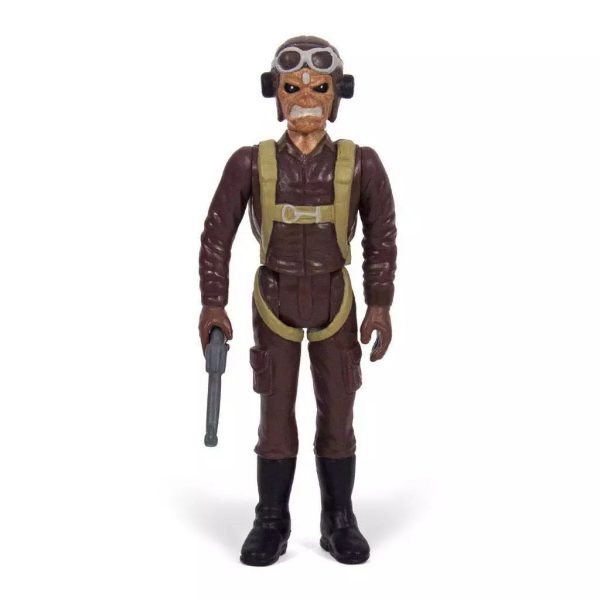 Aces High PILOT EDDIE ReAction Super 7 Iron Maiden Action Figure - 3-3 4 Inches Online Sale