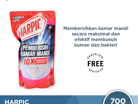 Harpic Rose Pouch 700 ML - Pembersih Kamar Mandi dan Toilet Online Sale