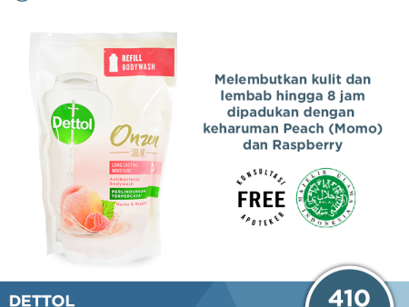 Sabun Mandi Cair Dettol Onzen Peach 410 Gram Sale