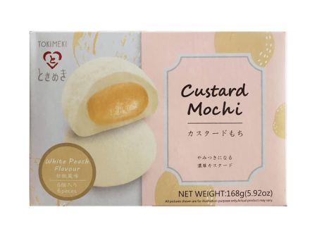 MOCHI AL GUSTO DI PESCA BIANCA 168G-TOKIMEKI For Sale