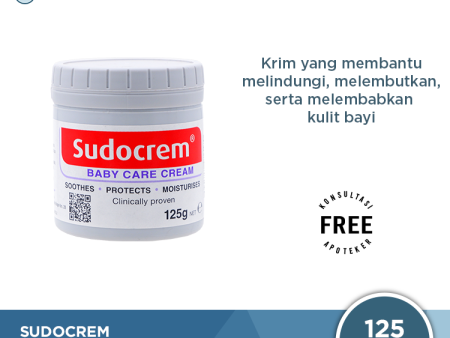 Sudocrem Baby Care Cream 125 Gr - Krim Gatal Ruam Iritasi Diaper Eksim on Sale