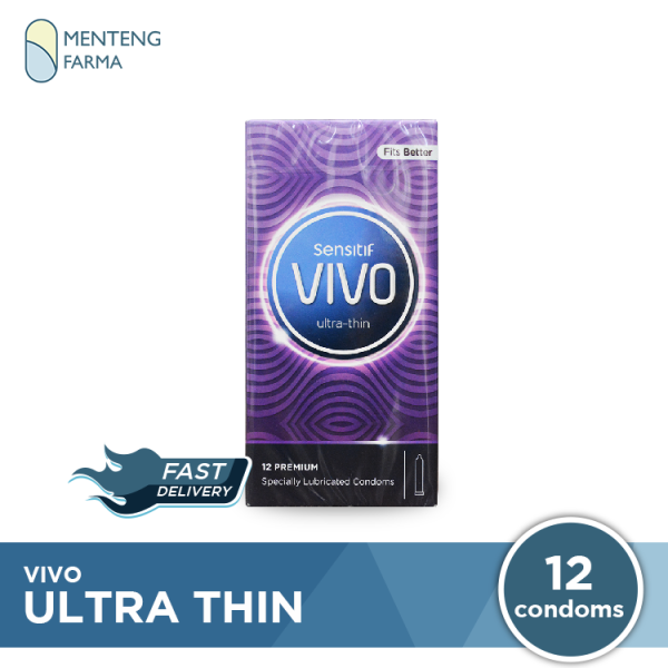 Kondom Vivo Ultra Thin Isi 12 Online now