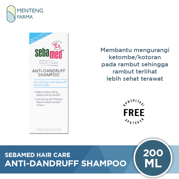 Sebamed Hair Care Anti Dandruff Shampoo 200 ML - Sampo Anti Ketombe Fashion