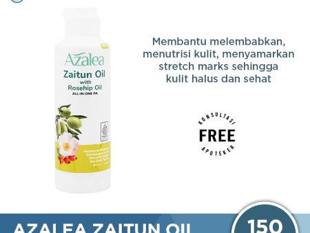 Azalea Zaitun Oil with Rosehip Oil 150 ML - Minyak Untuk Pijat dan Lulur Fashion