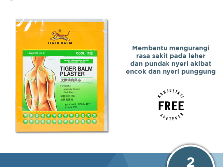 Tiger Balm Plaster (Cool) - Koyo Pereda Nyeri Otot   Sendi, Keseleo For Cheap