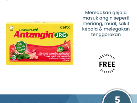 Antangin JRG Cair 5 Sachet - Sirup Masuk Angin Meriang Mual dan Pusing Online Sale