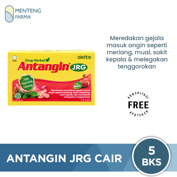 Antangin JRG Cair 5 Sachet - Sirup Masuk Angin Meriang Mual dan Pusing Online Sale