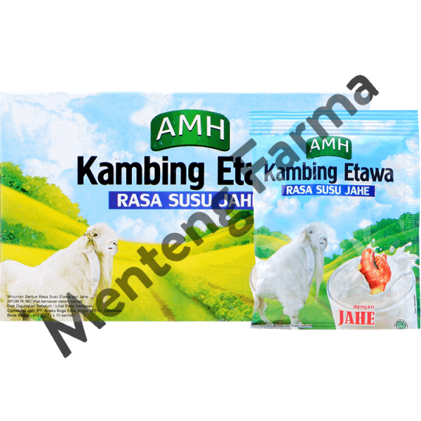 AMH Etawa Jahe Isi 10 Sachet - Susu Kambing Etawa Jahe Fashion