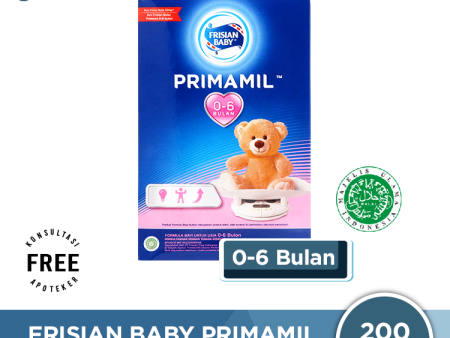 Frisian Baby Primamill 0-6 200 Gr - Susu Formula Bayi Discount