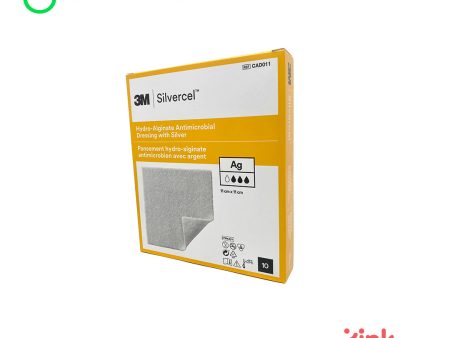 3M SILVERCEL HYDRO-ALGINATE Dressing 11 x 11cm Sale