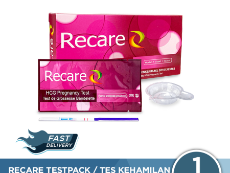 Recare tes kehamilan   test pack   pregnancy test with Urine Cup - 1 strip Online Sale