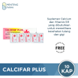 Calcifar Plus 10 Kaplet - Suplemen Kalsium dan Vitamin D3 For Sale