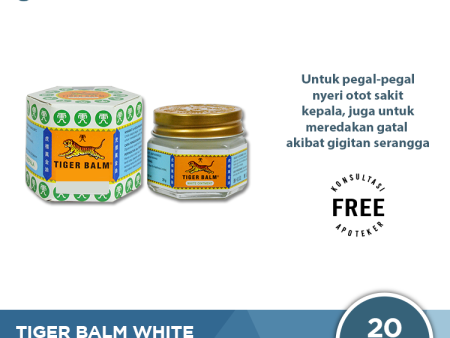 Tiger Balm White Ointment - Balsem Pereda Pegal dan Nyeri Otot Supply