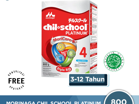 Morinaga Chil School Platinum Vanila 800 Gr - Susu Pertumbuhan Anak 3-12 Tahun Online Hot Sale