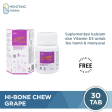 Hi-Bone Chew Grape 30 Tablet - Suplemen Ibu Hamil dan Menyusui For Discount