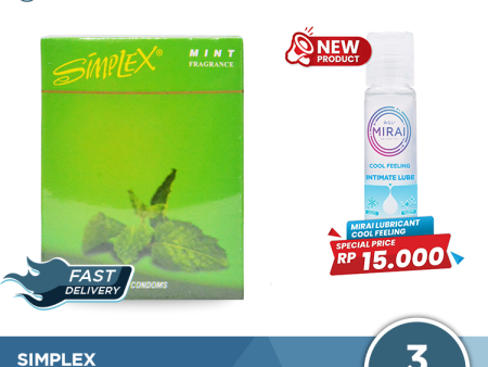 Kondom Simplex Mint Fragrance - Isi 3 Cheap