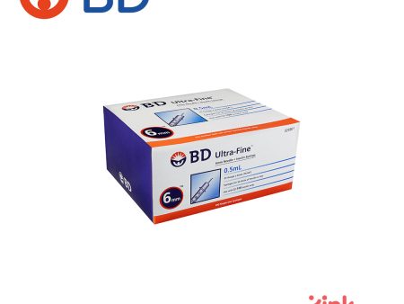 BD Ultra-Fine II Insulin Syringe 6mm, 0.5cc 31G (10sx10 pack) Online Sale