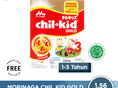 Morinaga Chil Kid Gold Vanila 1,56 Kg - Susu Pertumbuhan Anak 1-3 Tahun For Discount