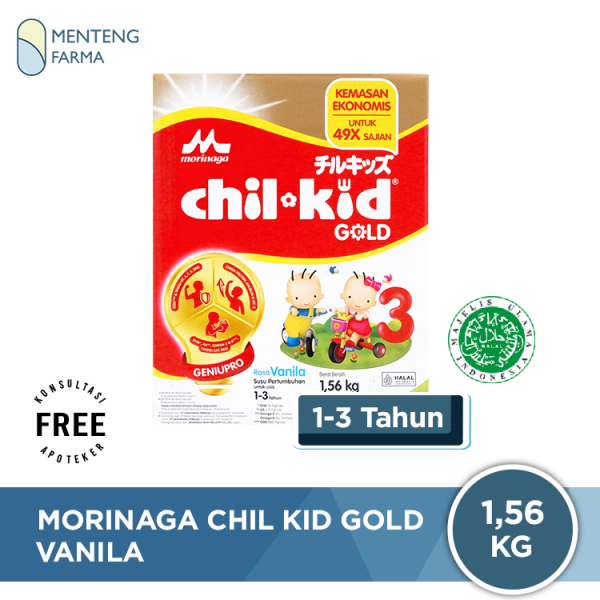 Morinaga Chil Kid Gold Vanila 1,56 Kg - Susu Pertumbuhan Anak 1-3 Tahun For Discount