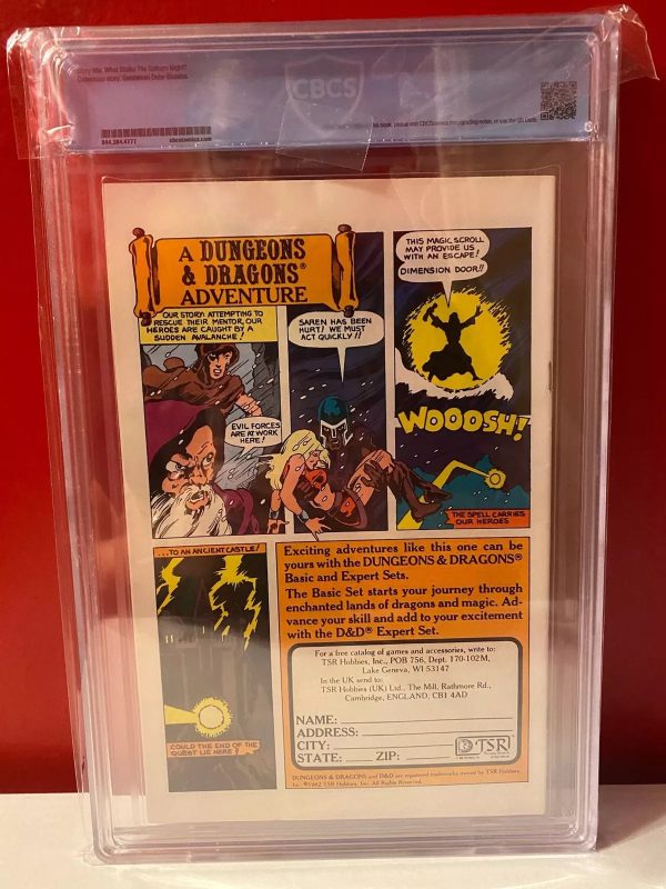 Batman #351 Comic Book Graded 9.0 Vampire Cover CBCS DC Comics Fashion