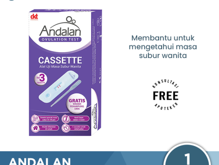 Andalan Ovulation Test - Alat Uji Masa Kesuburan Wanita Sale