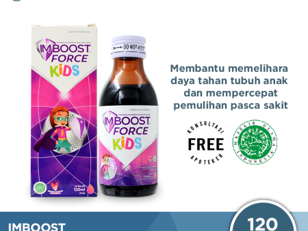 Imboost Force Kids Syrup 120 mL - Suplemen Penambah Imun Tubuh Discount