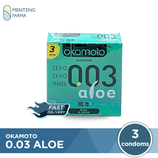 Kondom Okamoto 003 Aloe 3 Pcs - Dengan Aloe Vera Essense For Sale