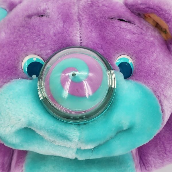 Nosy Bear Purple Blue Dizzy Spiral Nose Vintage Playskool Online Hot Sale