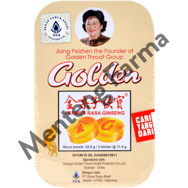 Golden Throat Lozenge Ginseng - Permen Pelega Tenggorokan Online Hot Sale