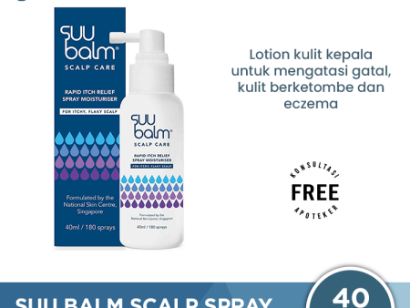 Suu Balm Scalp Spray Itchy Flaky Scalp 40 mL - Mengatasi Gatal dan Ketombe on Sale