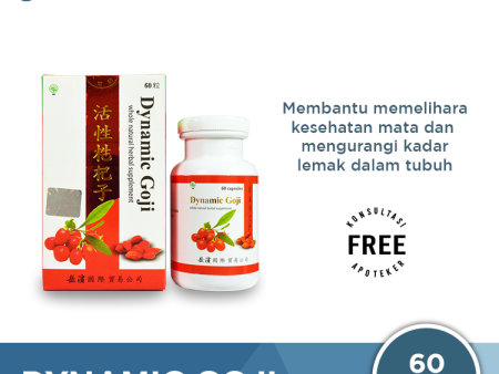 Dynamic Goji - Suplemen Kesehatan Mata, Penurun Lemak Tubuh on Sale