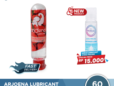 Arjoena Strawberry Lube 60 Gr - Pelumas Pria Wanita Water Based For Discount