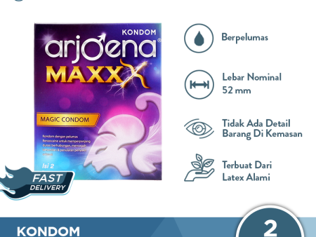 Kondom Arjoena Maxxx Isi 2 - Kondom Dengan Pelumas Tahan Lama Sale