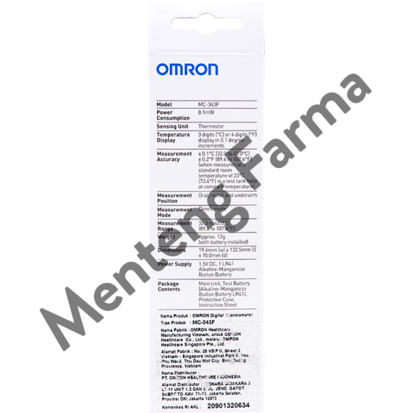 Thermometer Digital Omron MC-343F - Alat Pengukur Suhu Tubuh Cheap