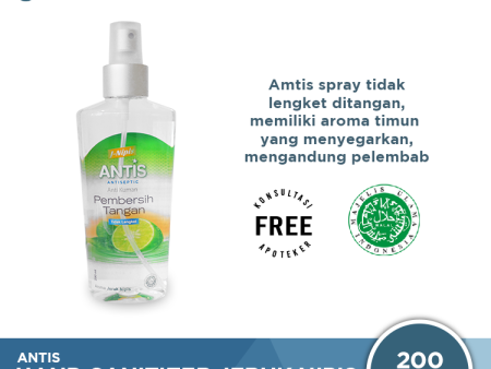 Antis Hand Sanitizer Spray 200 mL Online now