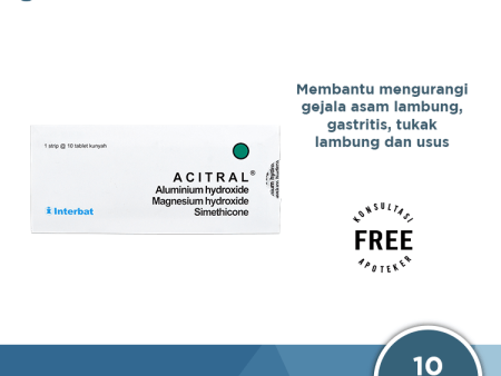 Acitral 10 Tablet - Obat Asam Lambung dan Sakit Maag Online