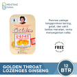 Golden Throat Lozenge Ginseng - Permen Pelega Tenggorokan Online Hot Sale