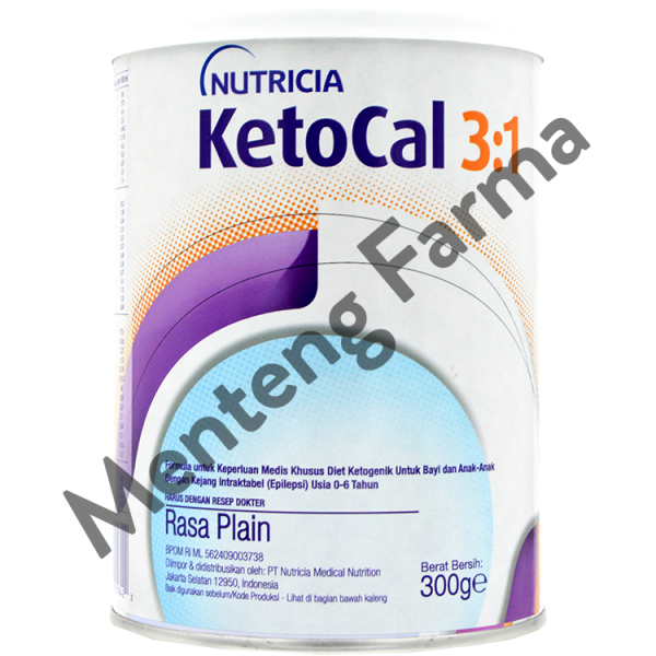 KetoCal 3:1 Plain 300 Gram - Susu Formula Ketogenik Bayi dan Anak 0-6 Tahun dengan Indikasi Epilepsi on Sale