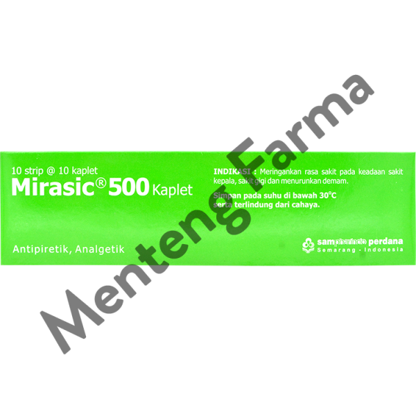 Mirasic 500 mg 10 Kaplet - Pereda Demam dan Nyeri Online