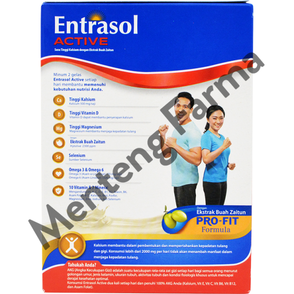 Entrasol Active Vanilla Latte 160 Gram - Susu Tinggi Kalsium Dewasa For Discount