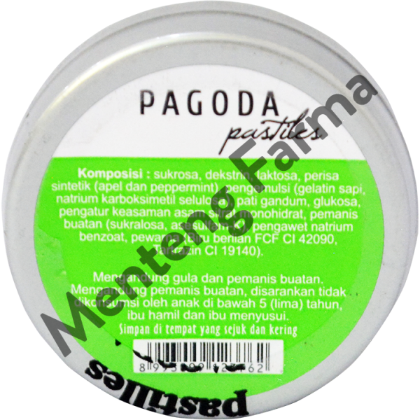 Pagoda Pastiles Rasa Apel 10 Gram - Permen Pelega Tenggorokan on Sale