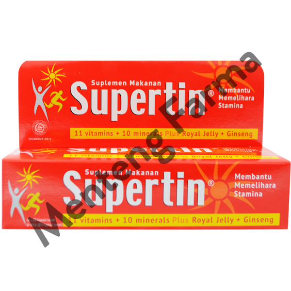 Supertin Multivitamin 30 Tablet - Meningkatkan Stamina & Sistem Imun Online Hot Sale