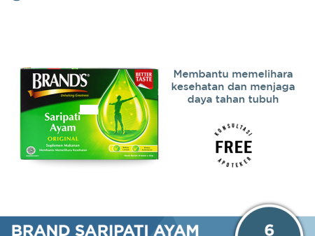 Brands Saripati Ayam Original Box Isi 6 Botol @ 42 Gram Online Hot Sale