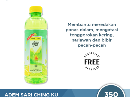 Adem Sari Ching Ku Herbal Lemon 350 mL Online now