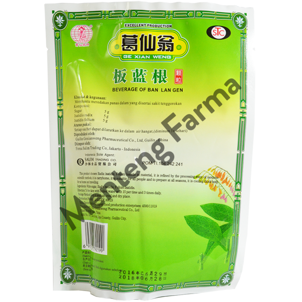 Beverage Of Ban Lan Gen (Ge Xian Weng) Online