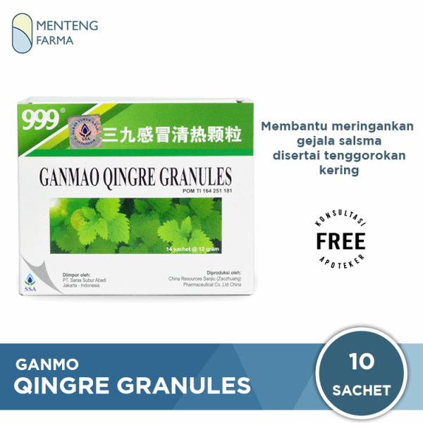 999 Ganmao Qingre Granules - Obat Flu, Pilek, Masuk Angin, Demam Discount