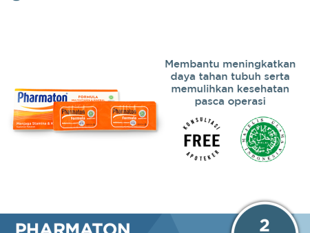 Pharmaton Formula 2 Kapsul - Suplemen Penambah Energi dan Stamina Tubuh on Sale