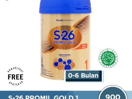 S-26 Promil Gold 1 900 gr - Susu Formula Bayi Hot on Sale