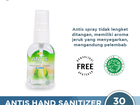 Antis Hand Sanitizer Spray 30 mL Online Hot Sale