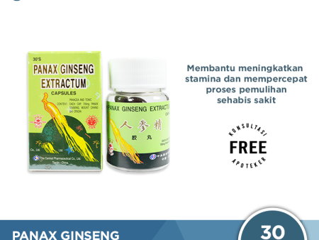 Panax Ginseng Extractum Capsules (Pine Brand) Cheap